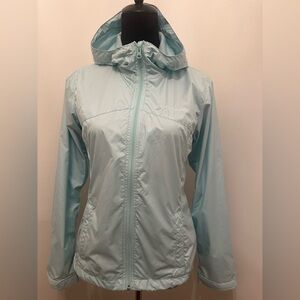 Columbia Hooded Jacket, Light Blue, Size XS